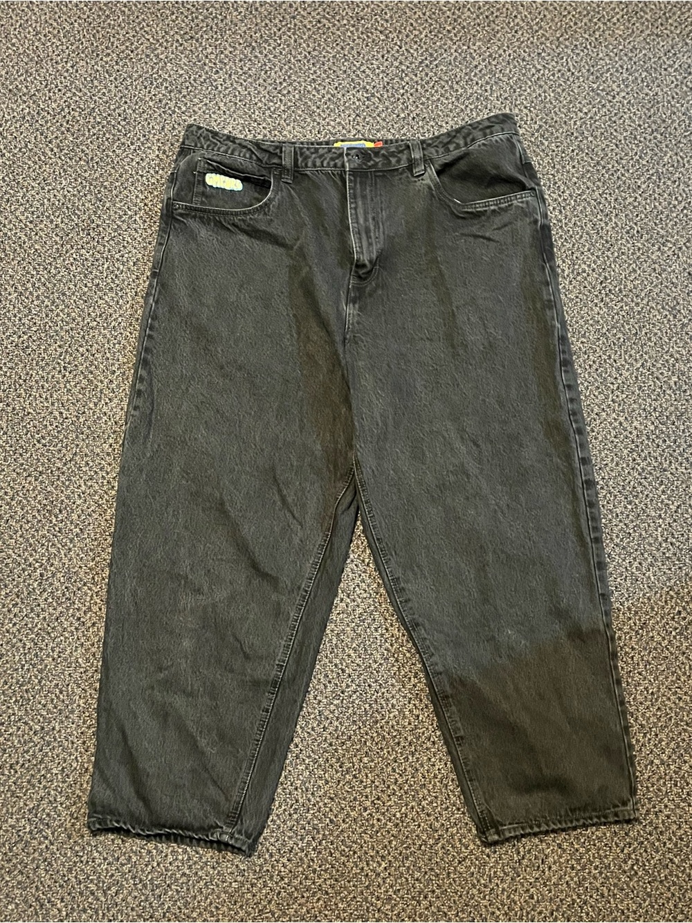 Empyre Men's Black Relaxed Fit Jeans
